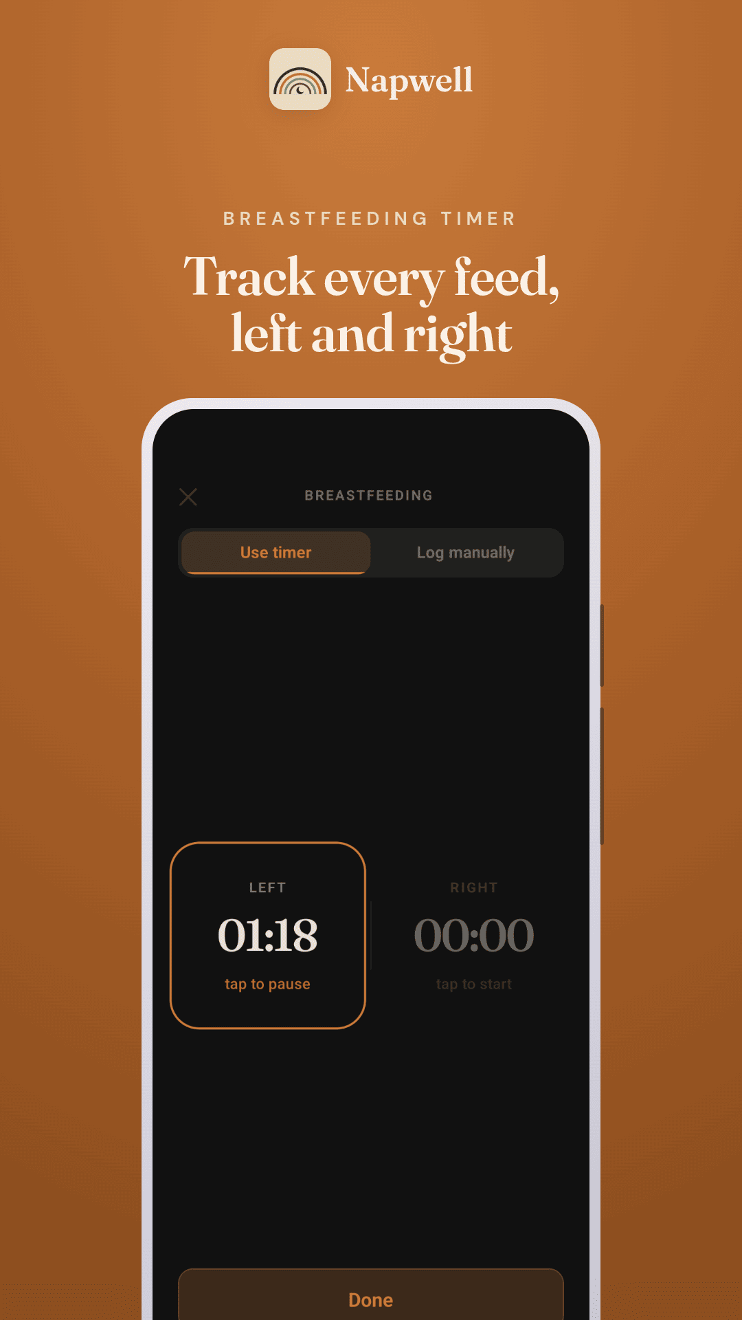 Breastfeeding timer